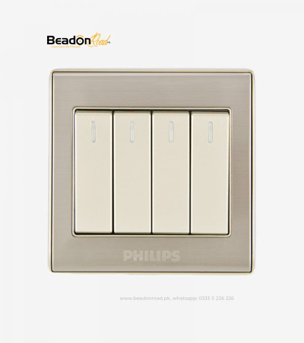 01-Beadon-Road-Products-Switch-and-Sockets-Philips-Switch-&-Sockets-Elegant-Q8-Four-Single-Switch-BD-01-0101-Beadon-Road-Products-Switch-and-Sockets-Philips-Switch-&-Sockets-Elegant-Q8-Four-Single-Switch-BD-01-01