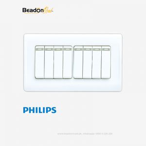 07-Beadon-Road-Products-Switch-and-Sockets-Philips-Switch-&-Sockets-Philips-Philips-Eco---8-Gang-Switch-Panel-BD-07-01
